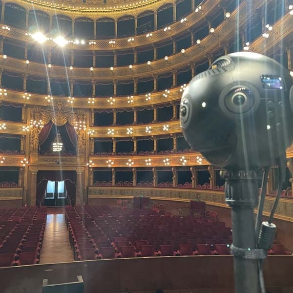 ripresa live VR360 Rai Way